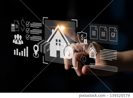 Real estate management and financial investment concept Parse Real estate management and financial investment concept Parse 139320579