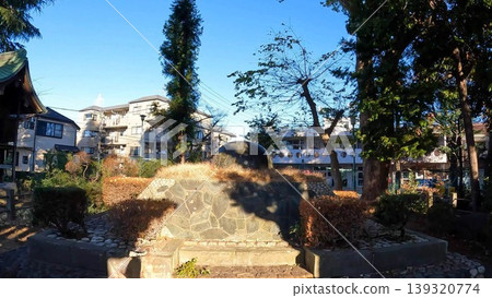 A burial mound located at Shibamata Hachiman Shrine, a historical site in Katsushika Ward, Tokyo. A burial mound located at Shibamata Hachiman Shrine, a historical site in Katsushika Ward, Tokyo. 139320774