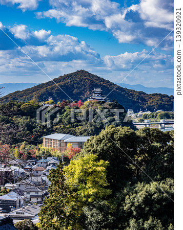 A view of Inuyama Castle, a national treasure in autumn A view of Inuyama Castle, a national treasure in autumn 139320921