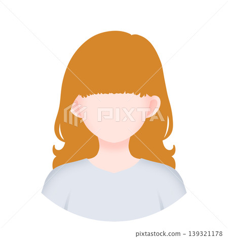 Female icon with long hair Female icon with long hair 139321178