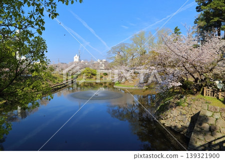 Sky and cherry blossoms Sky and cherry blossoms 139321900