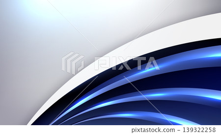 abstract technology background with blue glowing curves and elegant white layered backdrop, modern corporate presentation and futuristic digital design projects abstract technology background with blue glowing curves and elegant white layered backdrop, modern corporate presentation and futuristic digital design projects 139322258