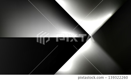 abstract geometric metallic background with sleek silver and black plates featuring sharp edges and dramatic light and shadow, futuristic industrial texture design abstract geometric metallic background with sleek silver and black plates featuring sharp edges and dramatic light and shadow, futuristic industrial texture design 139322260
