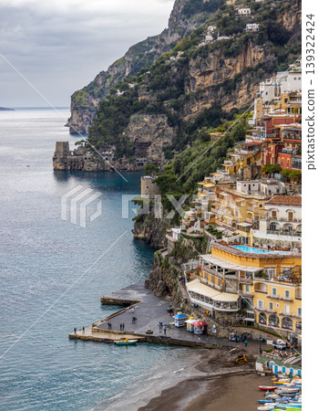 beautiful landscape of Positano, southern Italy, Amalfi Coast 139322424