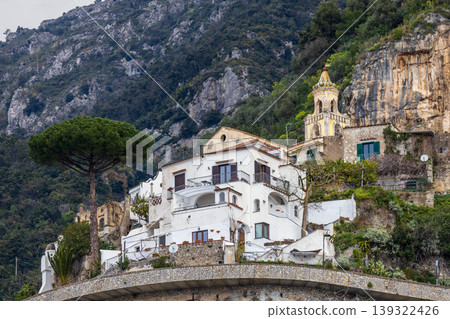 beautiful landscape of Positano, southern Italy, Amalfi Coast 139322426