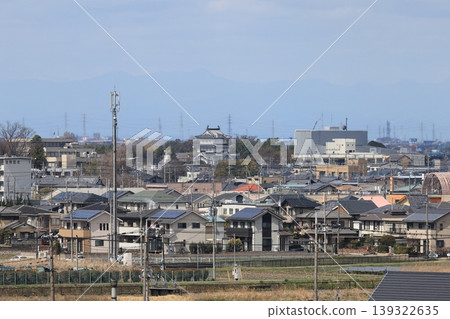從丸保山墓塚頂上眺望行田町。 139322635