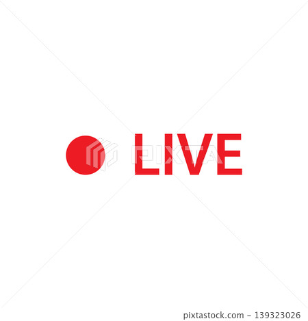 Live streaming icon Live streaming icon 139323026