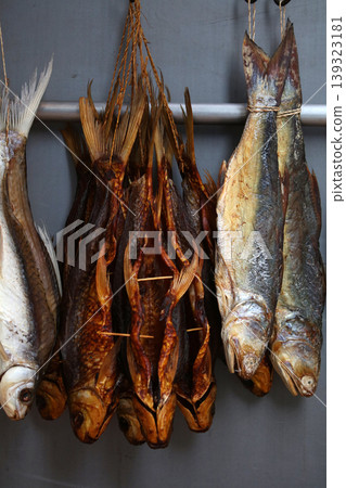 Salt-dried fish (ham yui) sold in Des Voeux Road West, Hong Kong. It resembles Kusaya and has a delicious smell. It used to be cheap, but now it's expensive Salt-dried fish (ham yui) sold in Des Voeux Road West, Hong Kong. It resembles Kusaya and has a delicious smell. It used to be cheap, but now it's expensive 139323181