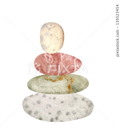Minimal zen stones composition, peaceful balance concept Minimal zen stones composition, peaceful balance concept 139323454