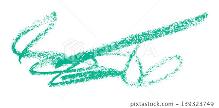 green pencil strokes isolated on transparent background green pencil strokes isolated on transparent background 139323749