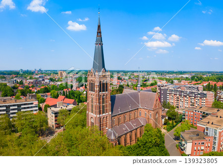 St. Catherine Church aerial view in Eindhoven, Netherlands St. Catherine Church aerial view in Eindhoven, Netherlands 139323805