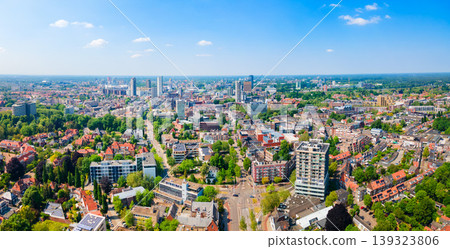 Panoramic view from above Eindhoven city skyline, Netherlands Panoramic view from above Eindhoven city skyline, Netherlands 139323806