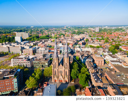 St. Catherine Church aerial view in Eindhoven, Netherlands St. Catherine Church aerial view in Eindhoven, Netherlands 139323821