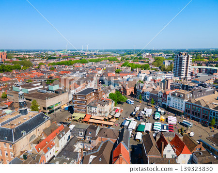 Panoramic aerial view s-Hertogenbosch city, Netherlands Panoramic aerial view s-Hertogenbosch city, Netherlands 139323830