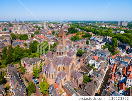 Panoramic aerial view Jheronimus Bosch Art Center in Hertogenbosch Panoramic aerial view Jheronimus Bosch Art Center in Hertogenbosch 139323832
