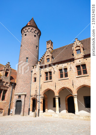 Gruuthuse Museum or Gruuthuse Palace in Bruges city, Belgium Gruuthuse Museum or Gruuthuse Palace in Bruges city, Belgium 139324038