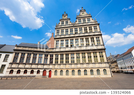 City Hall or Stadhuis van Gent in Ghent, Belgium City Hall or Stadhuis van Gent in Ghent, Belgium 139324066