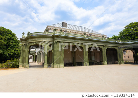 Vauxhall or Vaux Hall historic pavilion in Brussels Park, Belgium Vauxhall or Vaux Hall historic pavilion in Brussels Park, Belgium 139324114