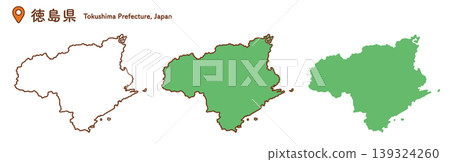 德島縣地圖插圖集 | 日本地圖,各縣,四國地區 德島縣地圖插圖集 | 日本地圖,各縣,四國地區 139324260