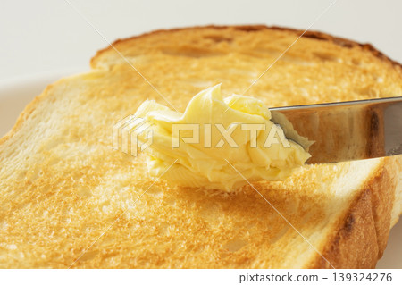 Mountain-shaped loaf of bread, toast 139324276
