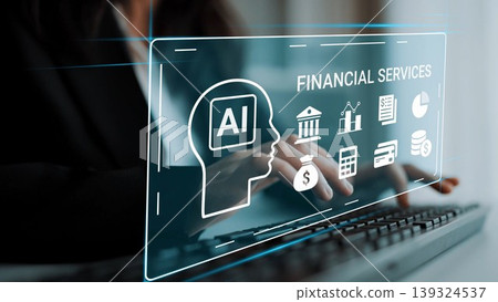 Modern Technology Integration in Financial Services, Showcasing AI Solutions and Data Analytics for Business Improvement and Efficiency Gluon Modern Technology Integration in Financial Services, Showcasing AI Solutions and Data Analytics for Business Improvement and Efficiency Gluon 139324537