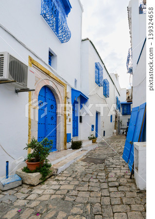 Landscape of Sidi Bou Said, Tunis, Tunisia 139324658