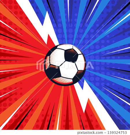 Football Square Design with Dynamic Movement and Colorful Background Football Square Design with Dynamic Movement and Colorful Background 139324753