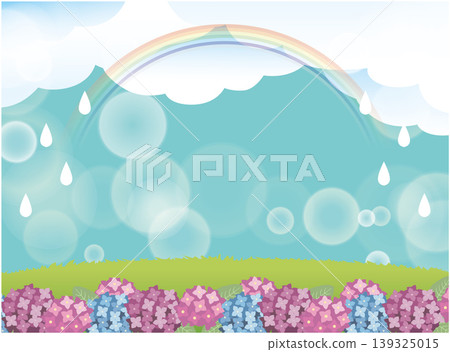 Summer rainy season background Summer rainy season background 139325015