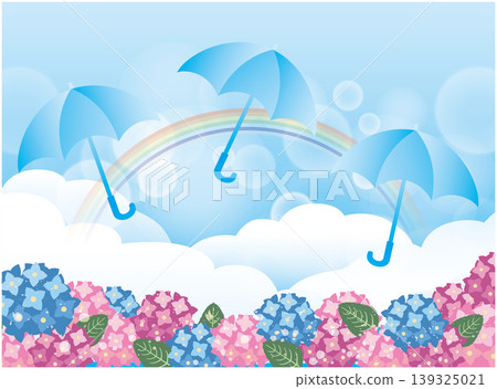 Summer rainy season background 139325021