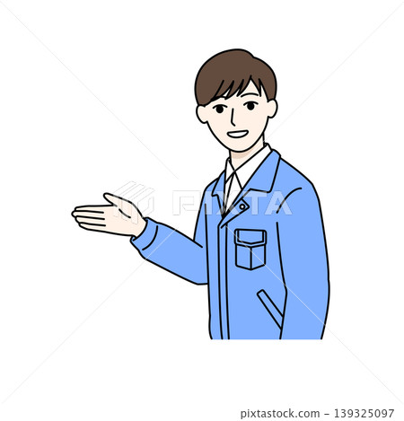 工作人員透過手勢和肢體語言給予指示和解釋(插圖)。 工作人員透過手勢和肢體語言給予指示和解釋(插圖)。 139325097