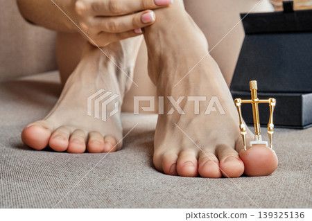 Nail corrector tool for foot care used at home 139325136