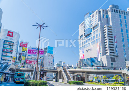 東京城市景觀:八王子車站前的景色 東京城市景觀:八王子車站前的景色 139325468
