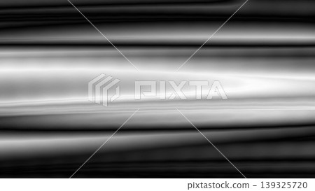 Abstract black and white horizontal stripes with smooth gradient, abstract art 139325720