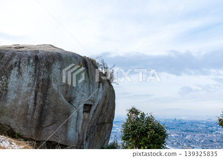 View of Kannon Rock at the summit of Mt. Katano View of Kannon Rock at the summit of Mt. Katano 139325835