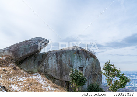 View of Kannon Rock at the summit of Mt. Katano View of Kannon Rock at the summit of Mt. Katano 139325838