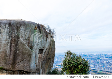View of Kannon Rock at the summit of Mt. Katano View of Kannon Rock at the summit of Mt. Katano 139325855