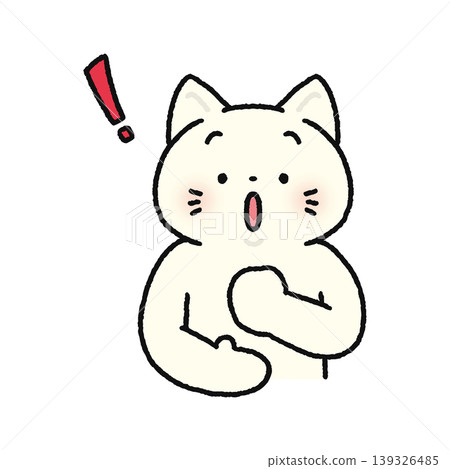 A cute cat that noticed something A cute cat that noticed something 139326485