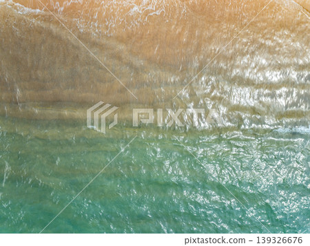 Sea surface top view,Bird eye view photo of waves and water surface texture,seashore background, Beautiful nature background Sea surface top view,Bird eye view photo of waves and water surface texture,seashore background, Beautiful nature background 139326676