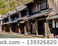 A view of Mino City, a town with traditional udatsu (firewalls). 139326820