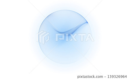 Minimal pale blue glass sphere on white background, soft transparent orb with subtle gradient and airy modern abstract aesthetic. Minimal pale blue glass sphere on white background, soft transparent orb with subtle gradient and airy modern abstract aesthetic. 139326964