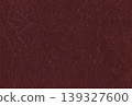 The thick cardboard cover of the book with wrinkles on the surface (dark red) 139327600