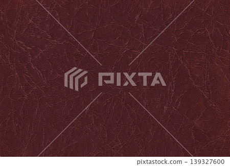 The thick cardboard cover of the book with wrinkles on the surface (dark red) 139327600