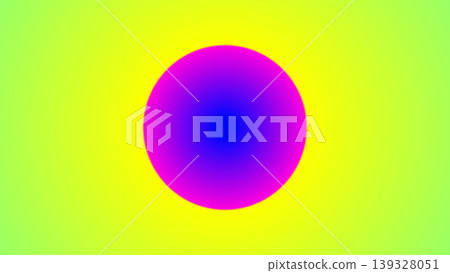 Vibrant Neon Gradient Circle on Fluorescent Background Vibrant Neon Gradient Circle on Fluorescent Background 139328051