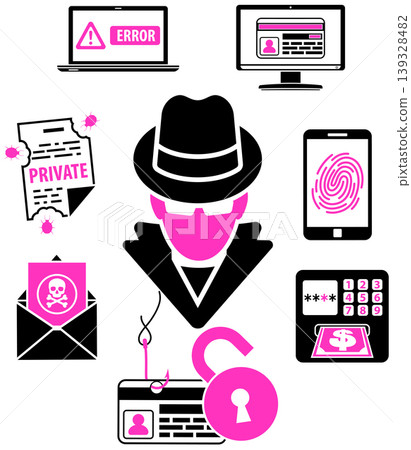 Cyber Crime Concept Phishing Cyber Crime Concept Phishing 139328482