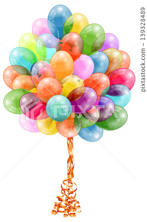 Holiday Background with Balloons 139328489