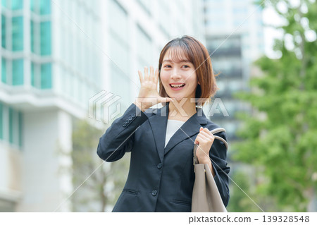 商業、女性、戶外活動、歡呼 139328548