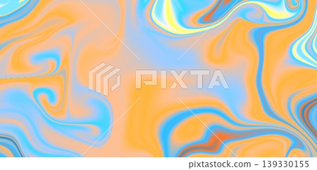 Soft Blue and Orange Abstract Marble Texture Wallpaper Background with Elegant Flowing Liquid Stone Pattern, Modern Minimal Artistic Design for Decoration Soft Blue and Orange Abstract Marble Texture Wallpaper Background with Elegant Flowing Liquid Stone Pattern, Modern Minimal Artistic Design for Decoration 139330155