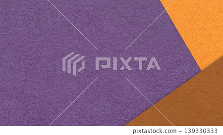 Dark violet textured paper background with orange brown triangular corners and copy space. Template for presentation, banner Dark violet textured paper background with orange brown triangular corners and copy space. Template for presentation, banner 139330333