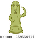 Illustration of Haniwa from the Kofun period 139330414