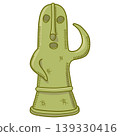 Illustration of Haniwa from the Kofun period 139330416